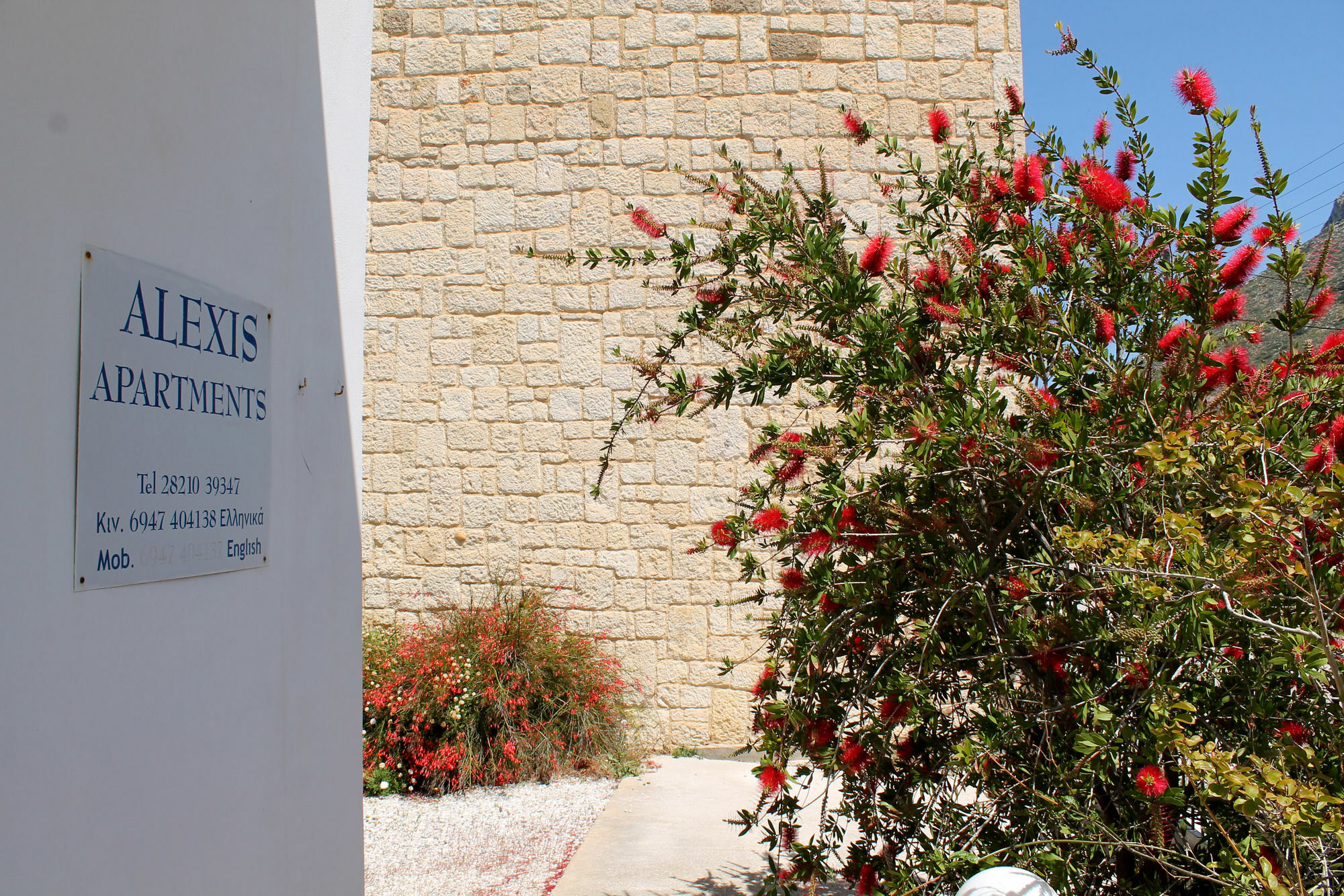 Alexis Apartments Stavros  Luaran gambar